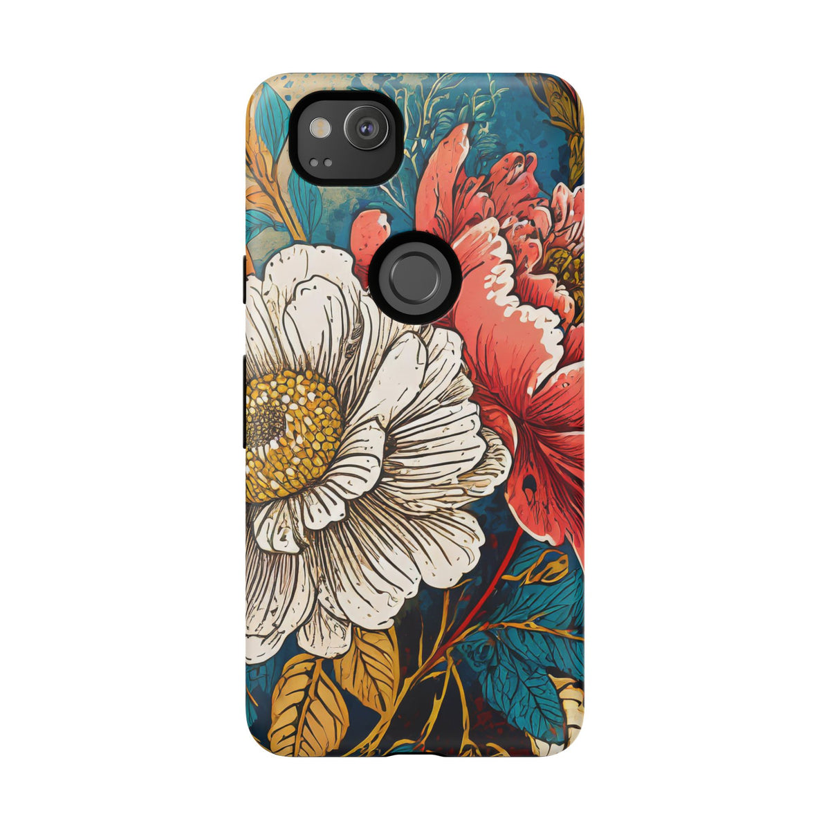 Artistic Floral Tough Phone Case - Studio 653