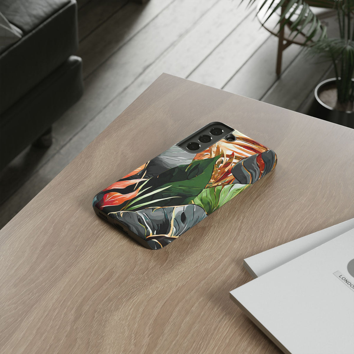 Tropical Leaf Tough Phone Case - Studio 653