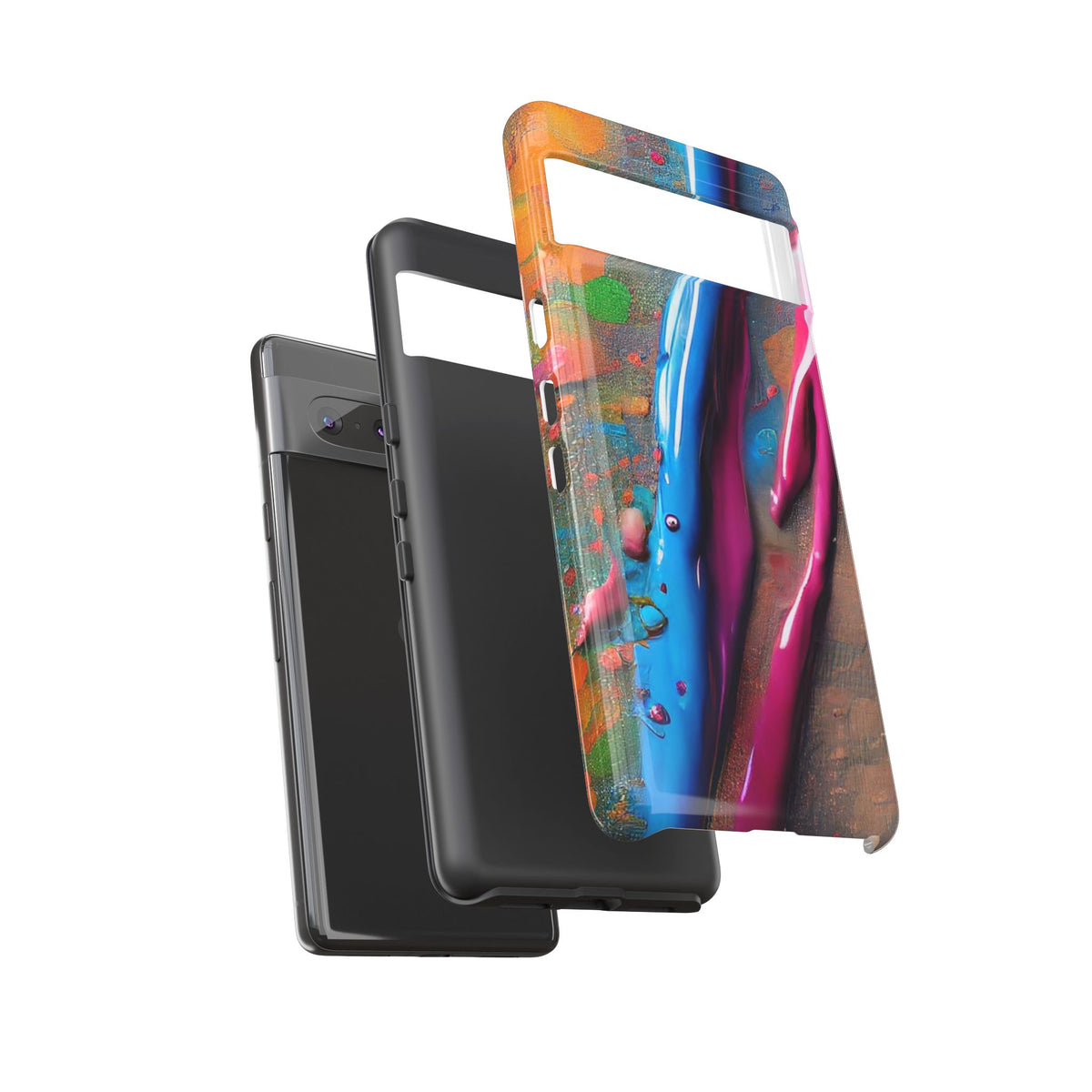 Colorful Artistic Paint Splatter Tough Phone Case - Studio 653