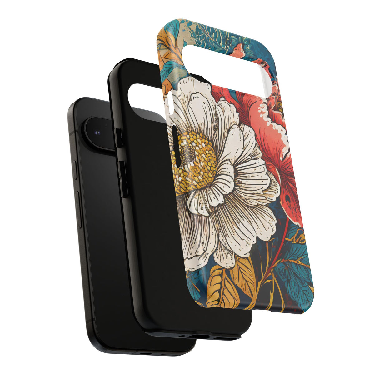 Artistic Floral Tough Phone Case - Studio 653