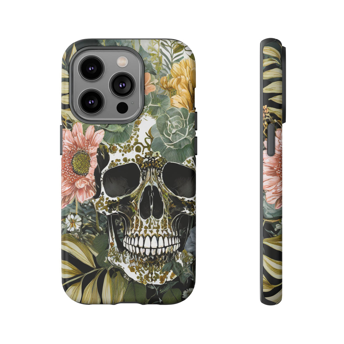 Floral Skull Tough Phone Case - Studio 653