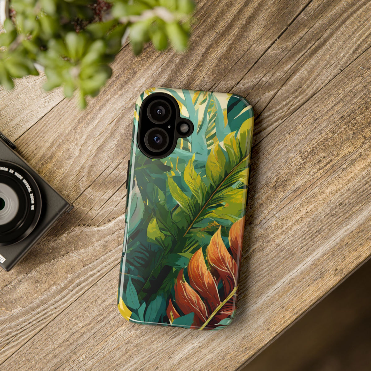 Tropical Leaf Tough Phone Case - Studio 653