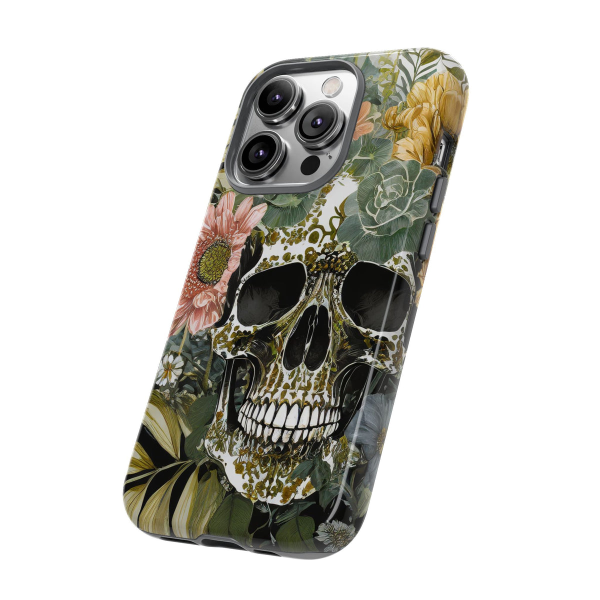 Floral Skull Tough Phone Case - Studio 653