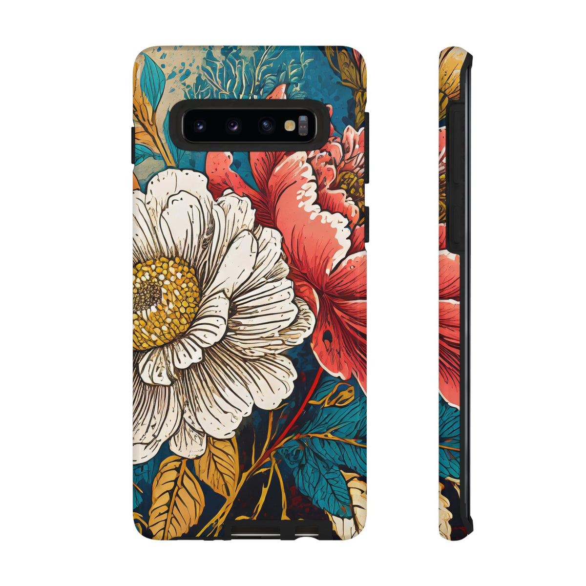 Artistic Floral Tough Phone Case - Studio 653