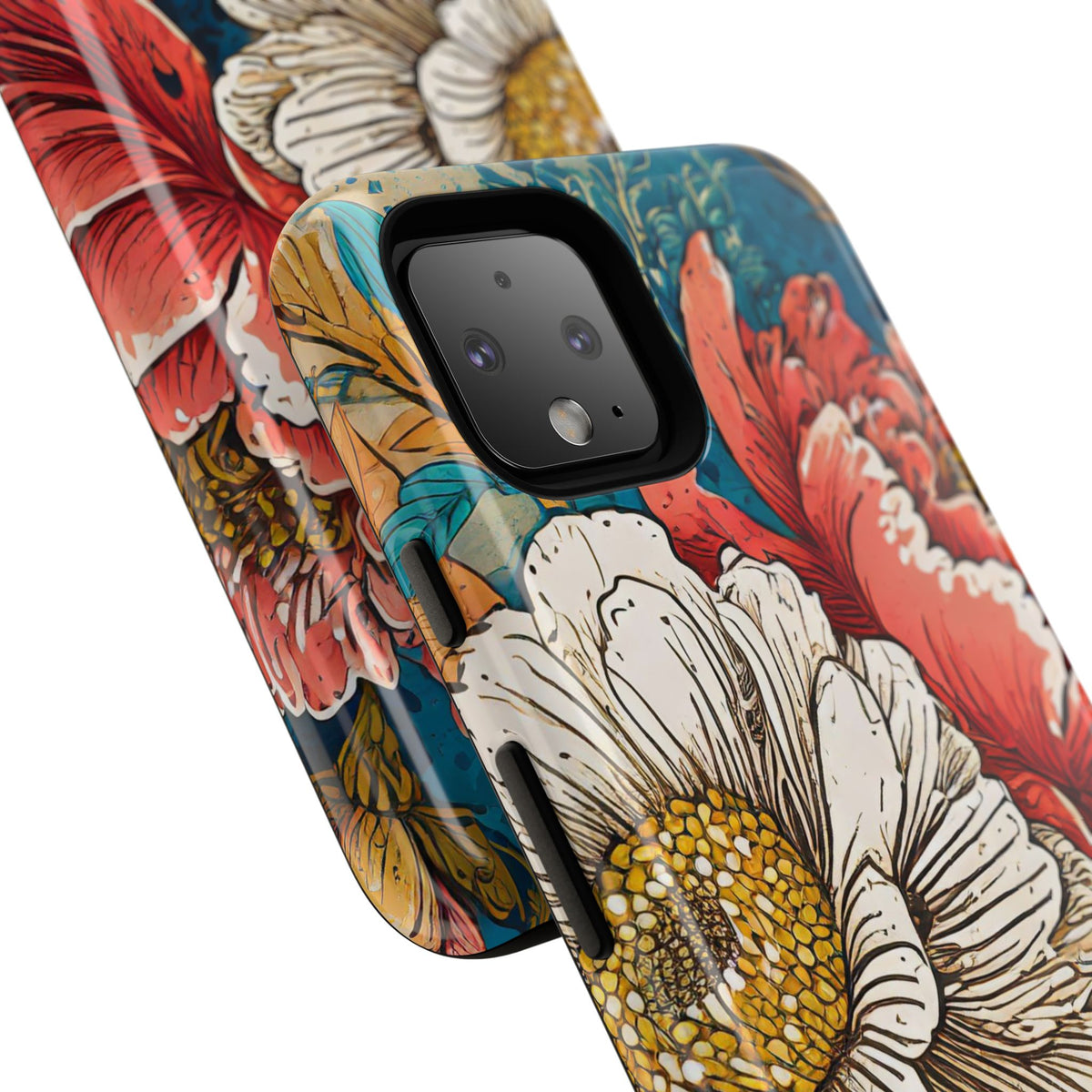 Artistic Floral Tough Phone Case - Studio 653
