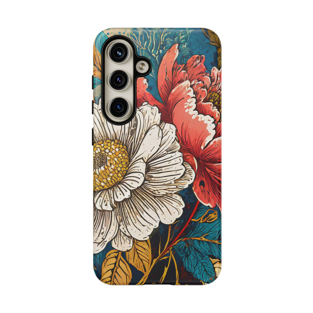 Artistic Floral Tough Phone Case - Studio 653