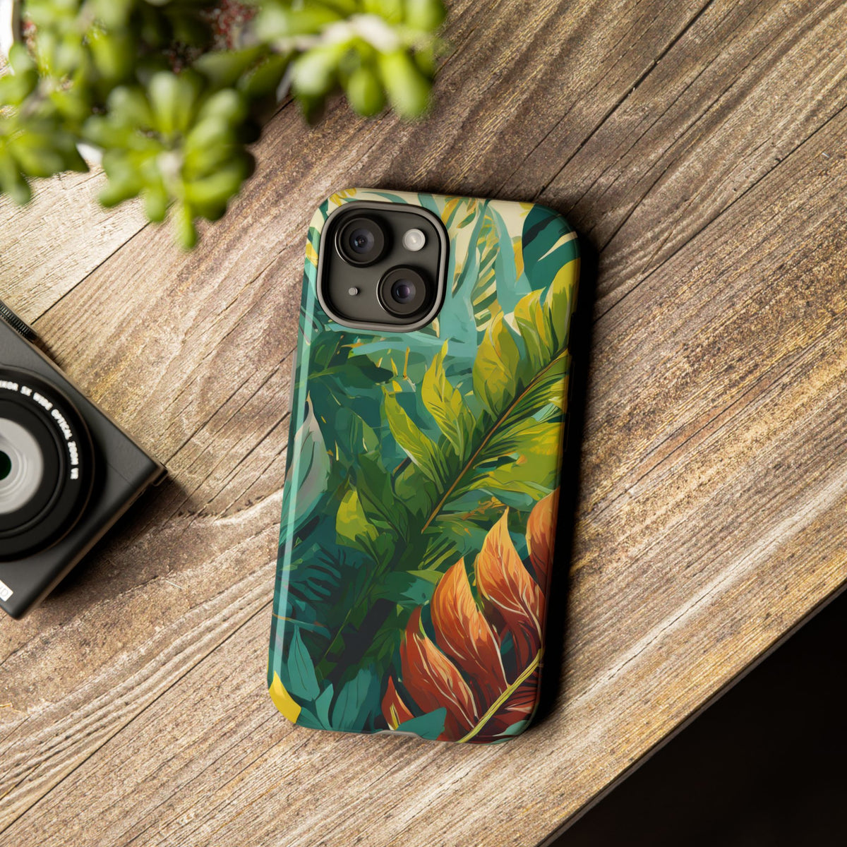 Tropical Leaf Tough Phone Case - Studio 653