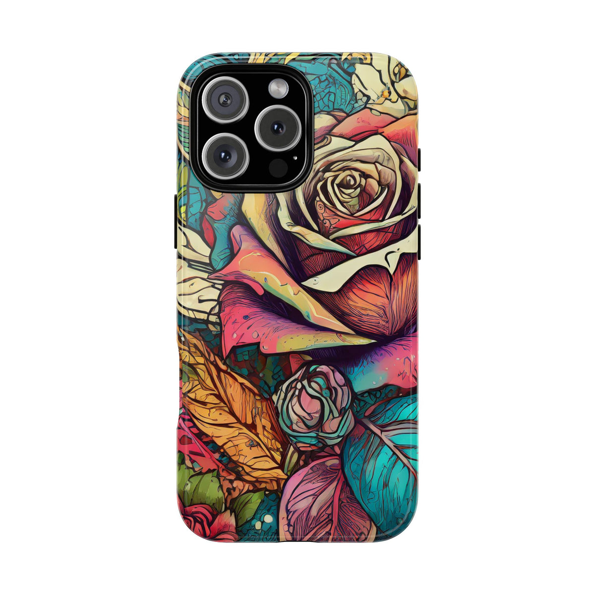 Colorful Roses Tough Phone Case - Studio 653