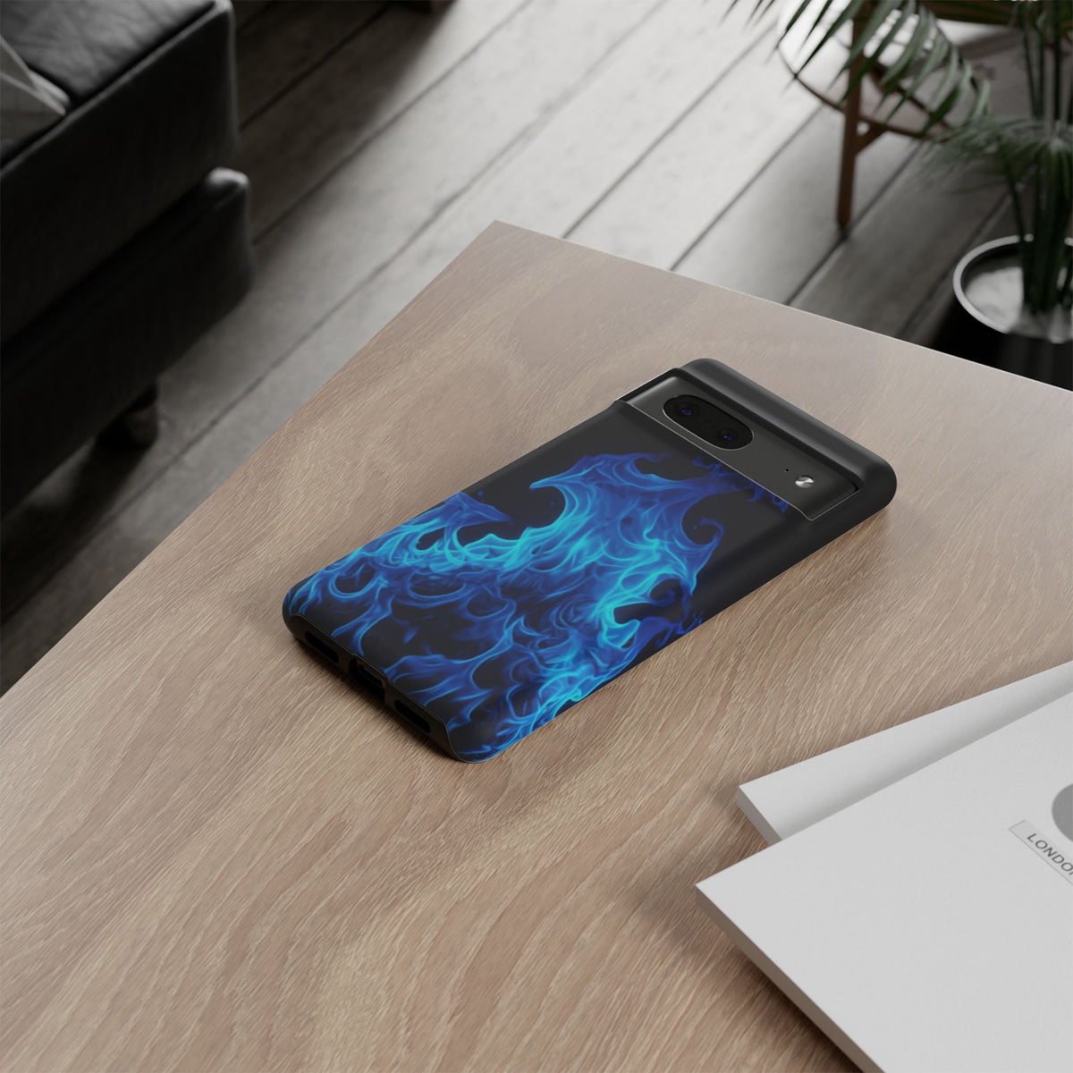 Blue Flames Tough  Phone Case - Studio 653