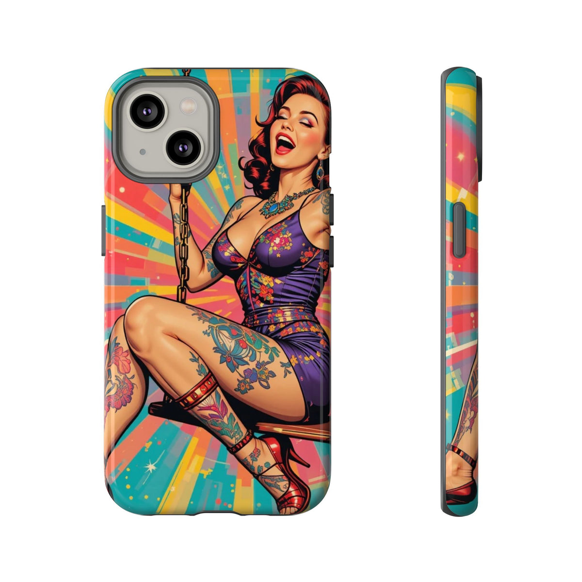 Bold Retro Pin-Up Tough Phone Case - Studio 653