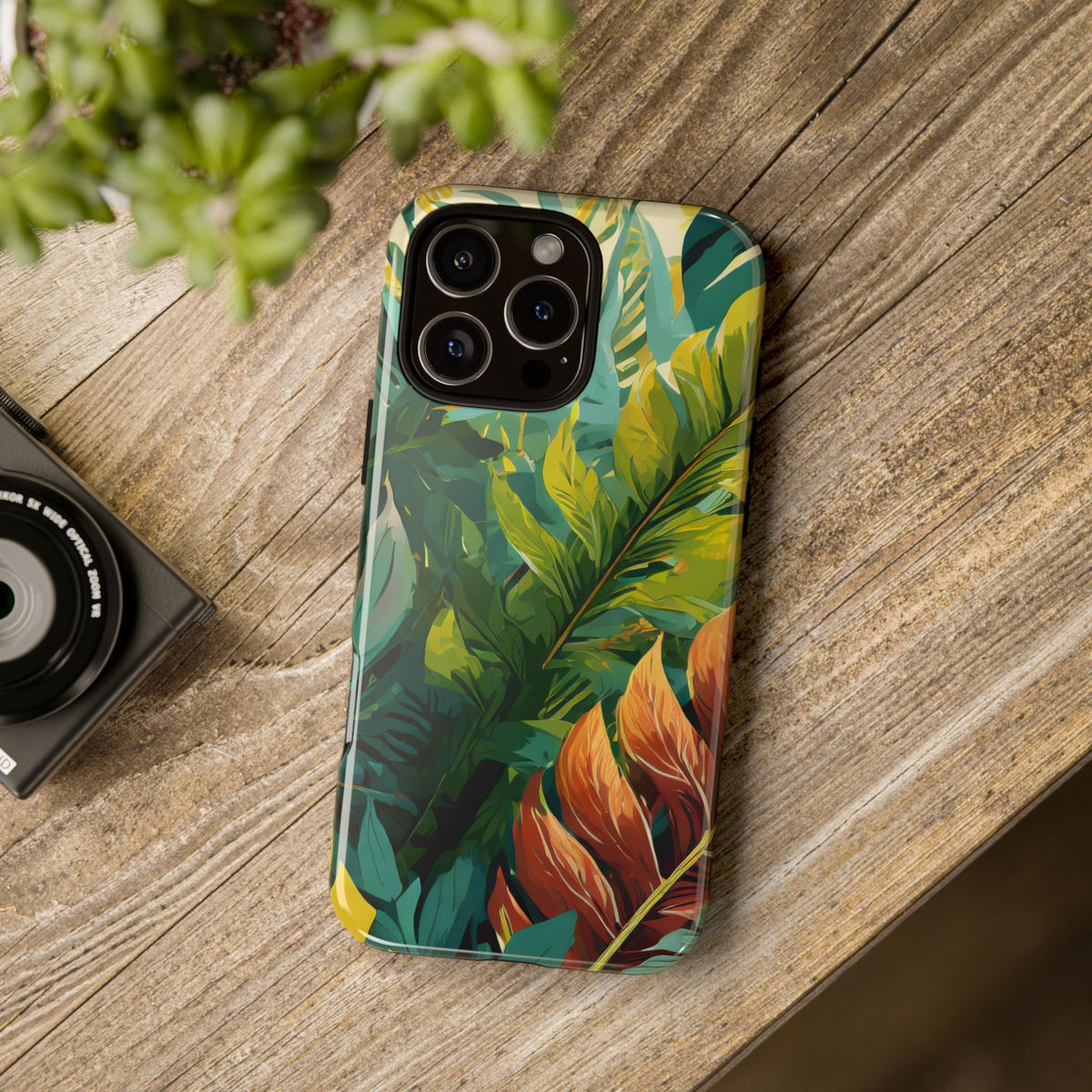 Tropical Leaf Tough Phone Case - Studio 653