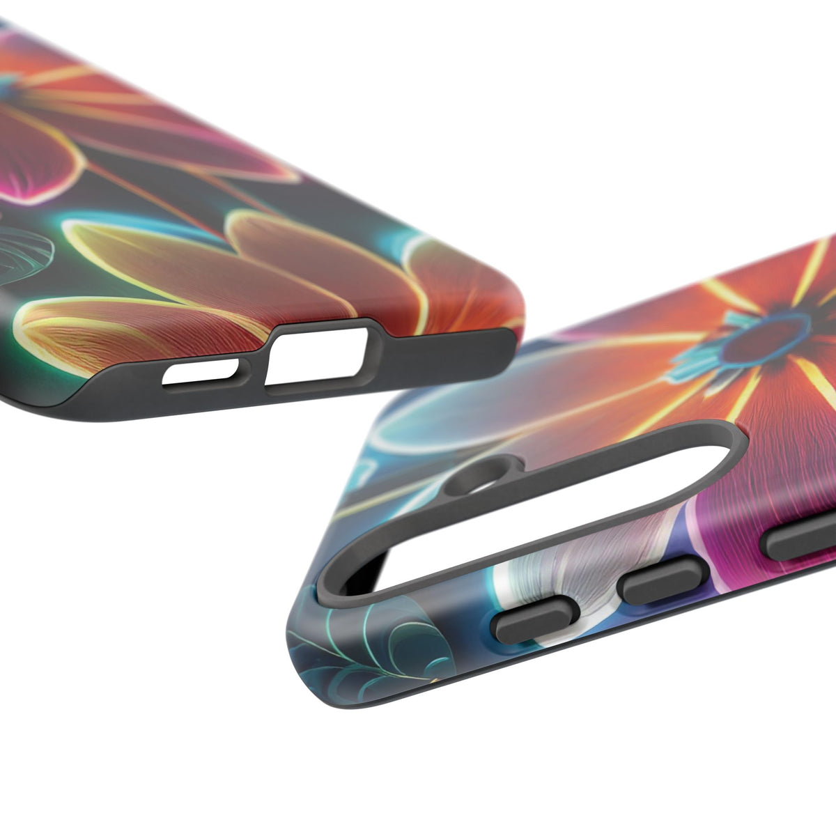 Vibrant Neon Flowers Tough Phone Case - Studio 653