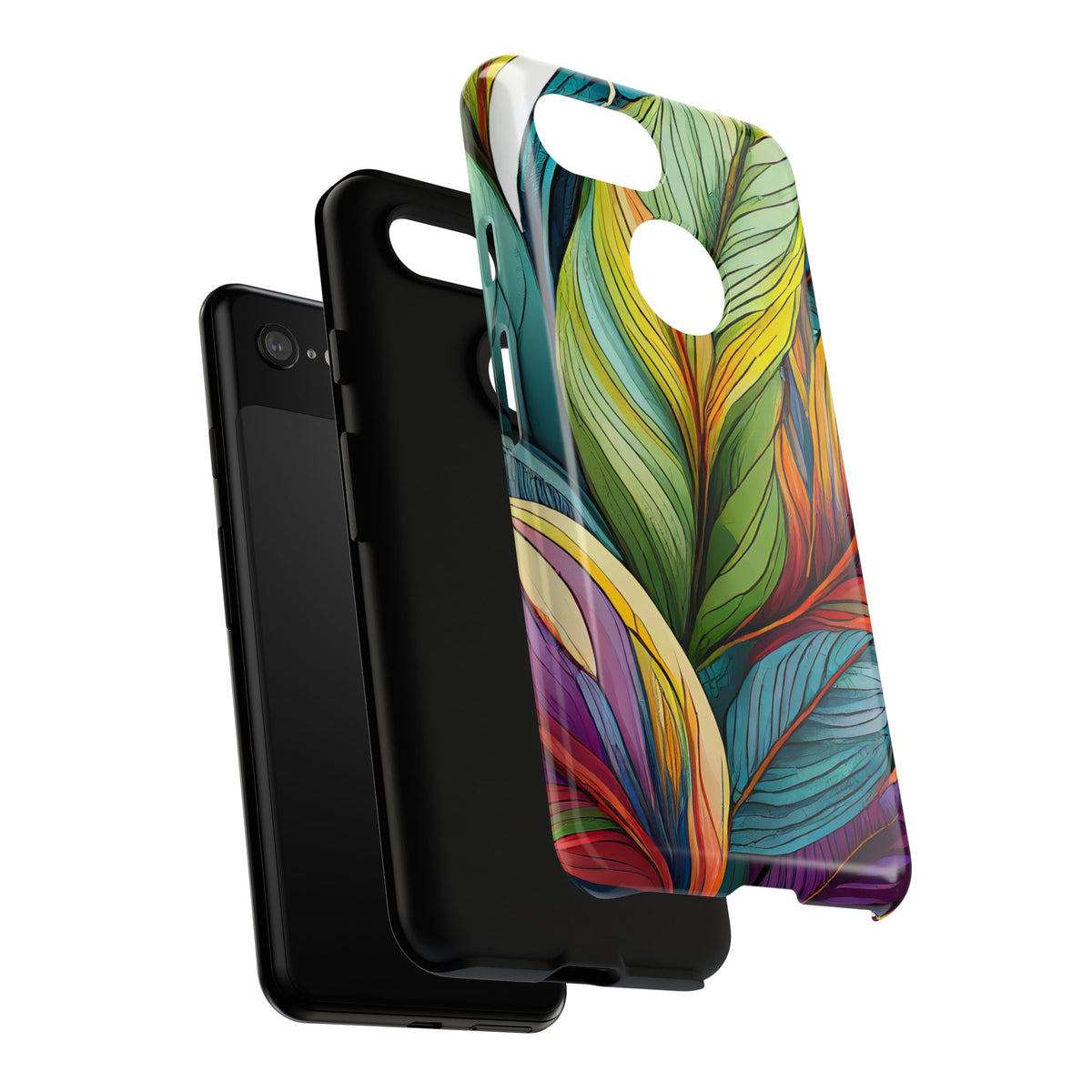 Vibrant Tropical Leaf Tough Phone Case - Studio 653