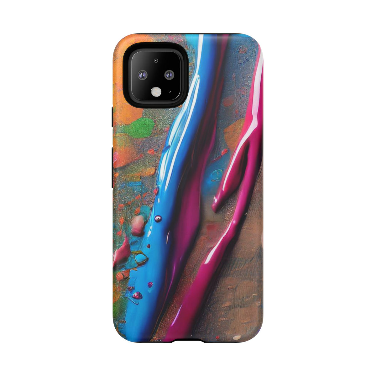 Colorful Artistic Paint Splatter Tough Phone Case - Studio 653