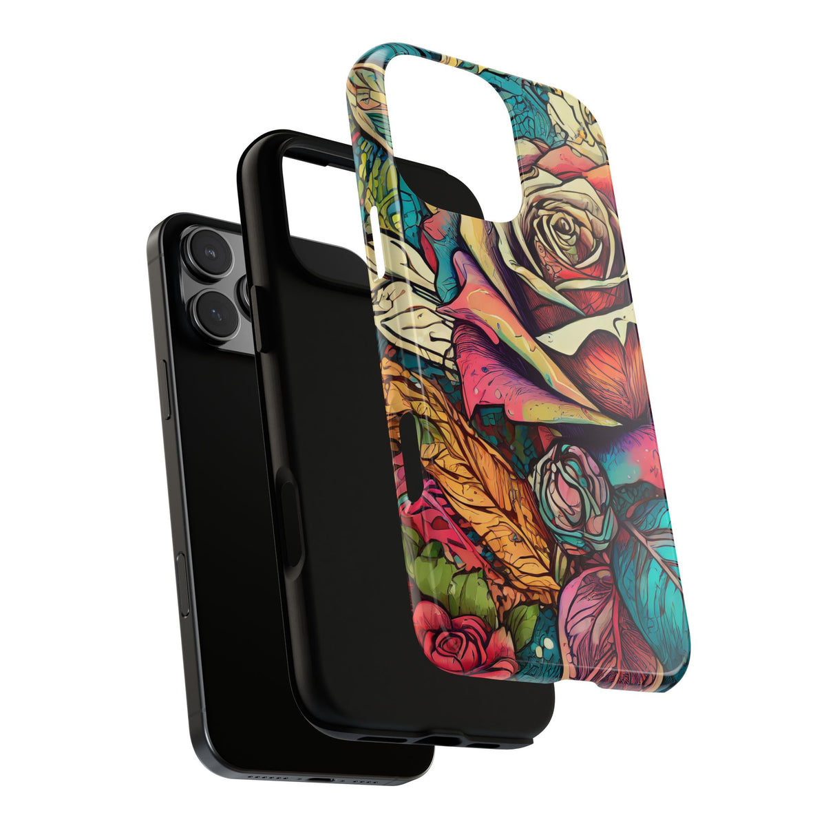 Colorful Roses Tough Phone Case - Studio 653