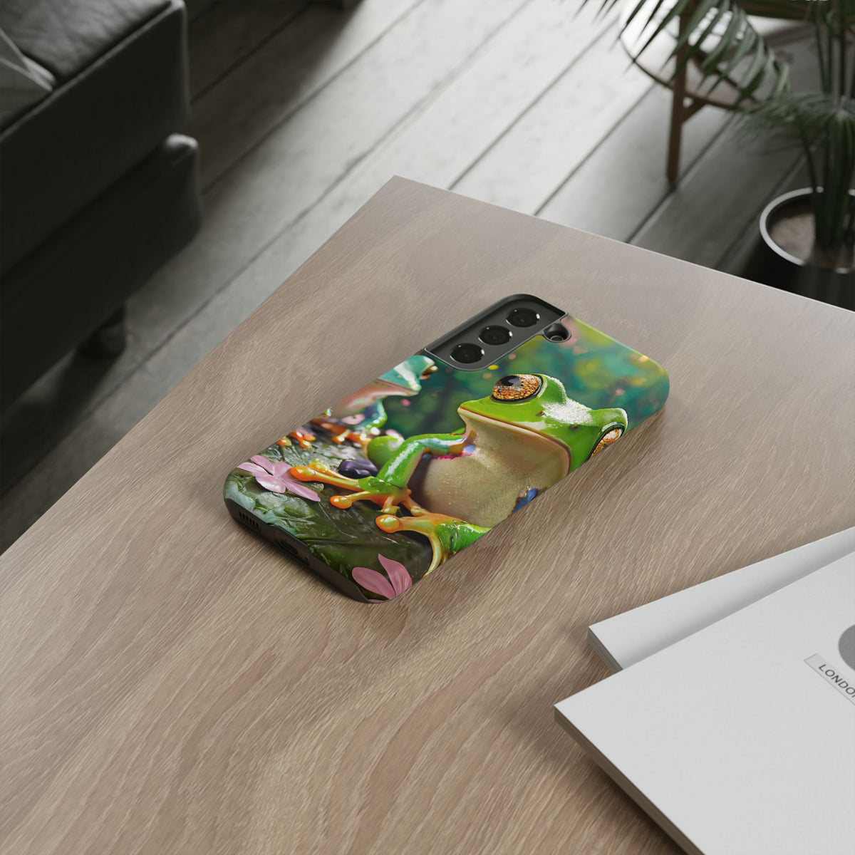 Someone Watching Colorful Frog Tough Phone Case - Studio 653