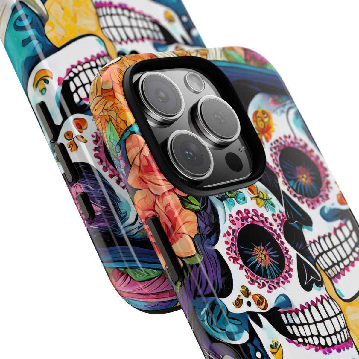 Loving Sugar Skull Couple Tough Phone Case - Studio 653