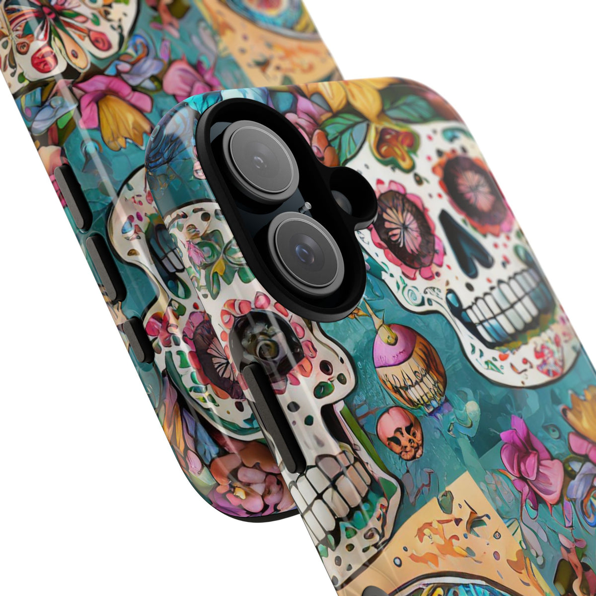 Vibrant Sugar Skull Tough Phone Case - Studio 653