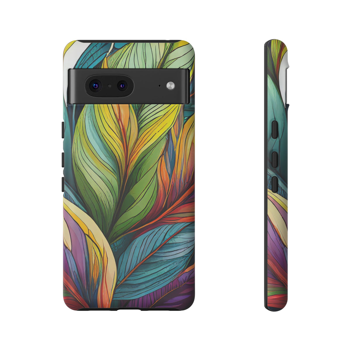 Vibrant Tropical Leaf Tough Phone Case - Studio 653