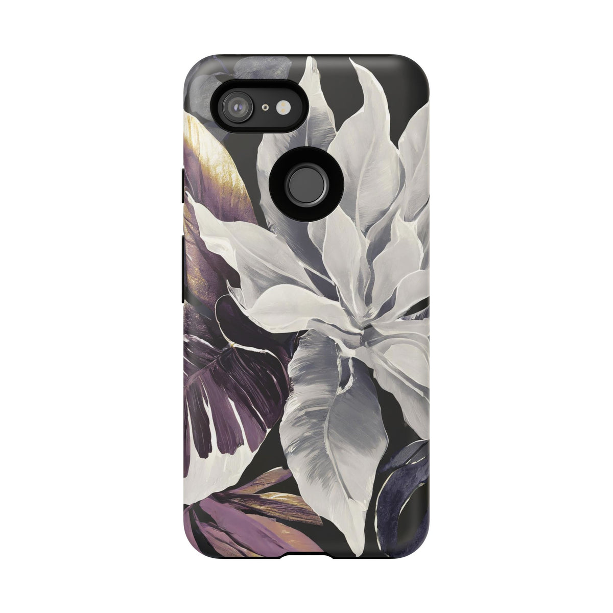 White & Plum Floral Tough Phone Case - Studio 653