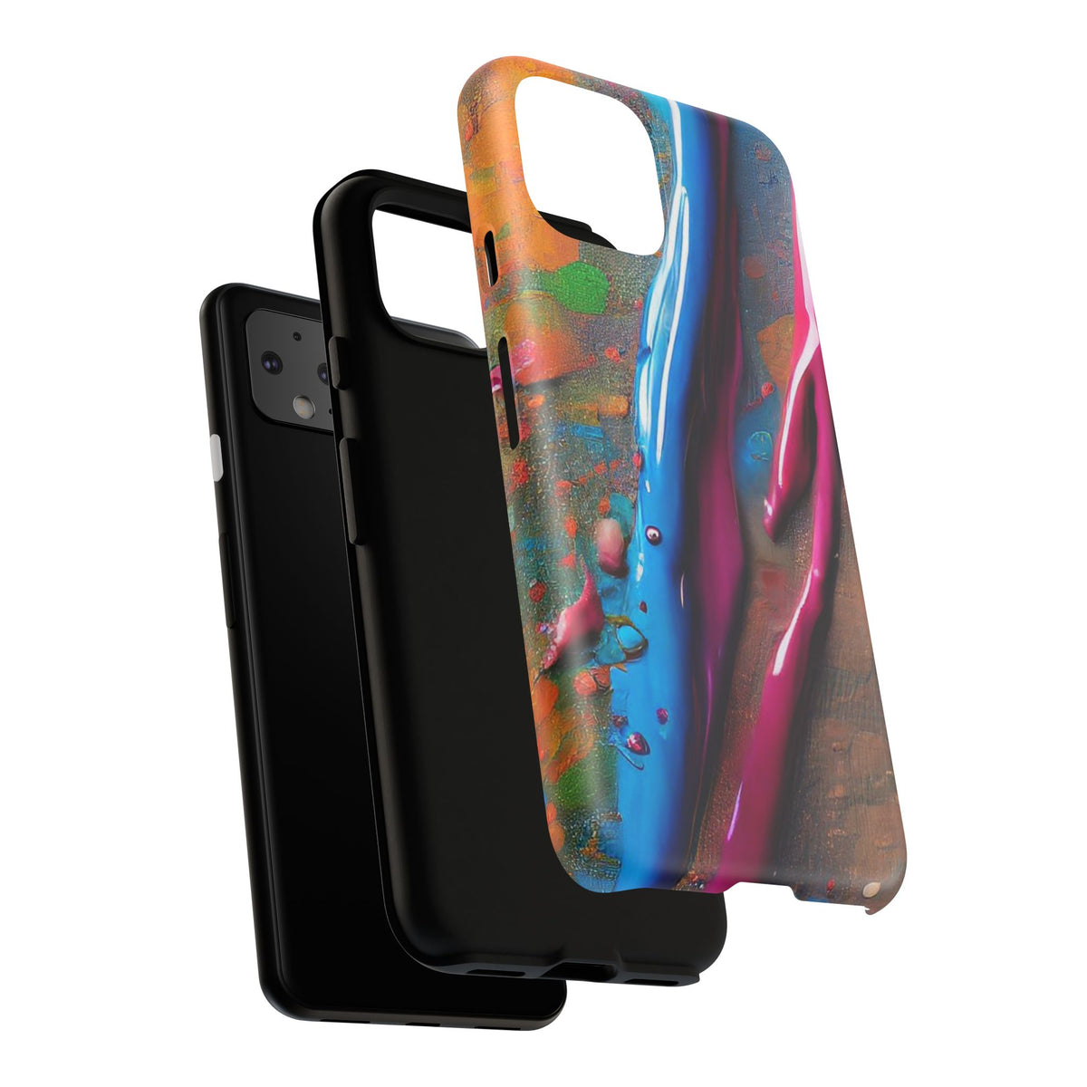 Colorful Artistic Paint Splatter Tough Phone Case - Studio 653