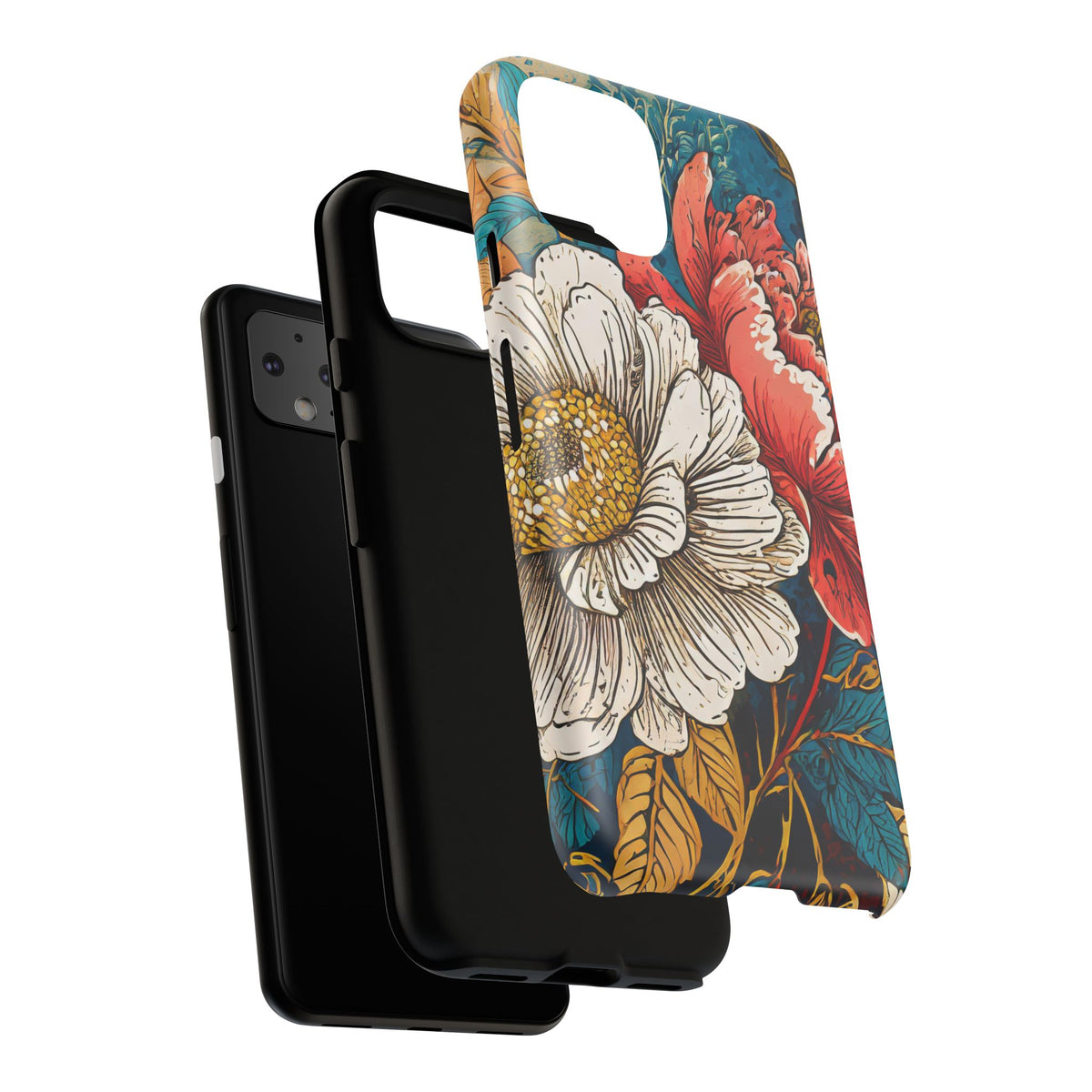 Artistic Floral Tough Phone Case - Studio 653