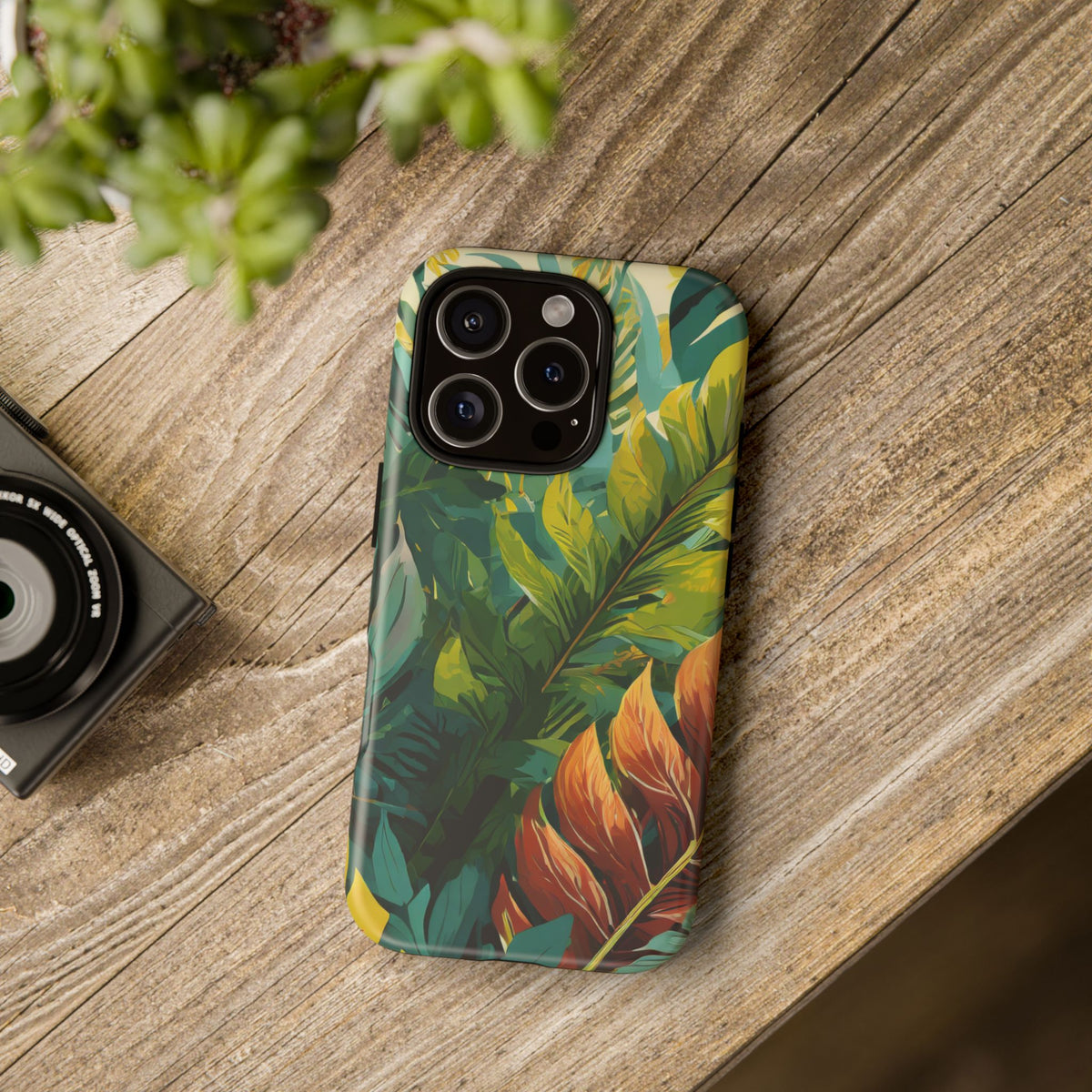 Tropical Leaf Tough Phone Case - Studio 653