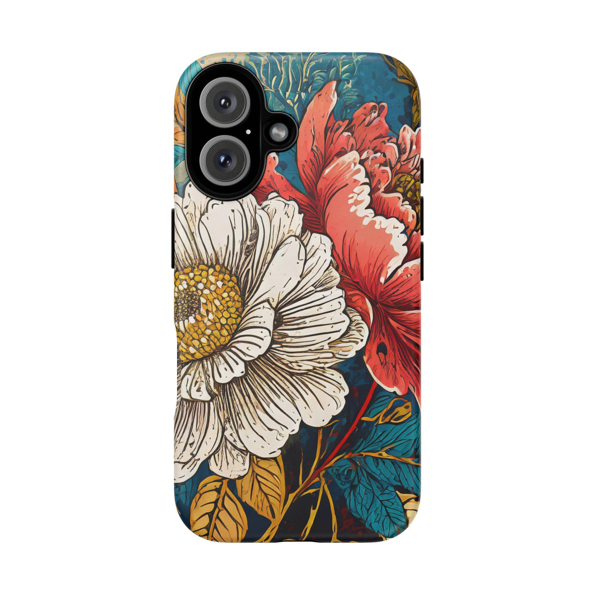 Artistic Floral Tough Phone Case - Studio 653