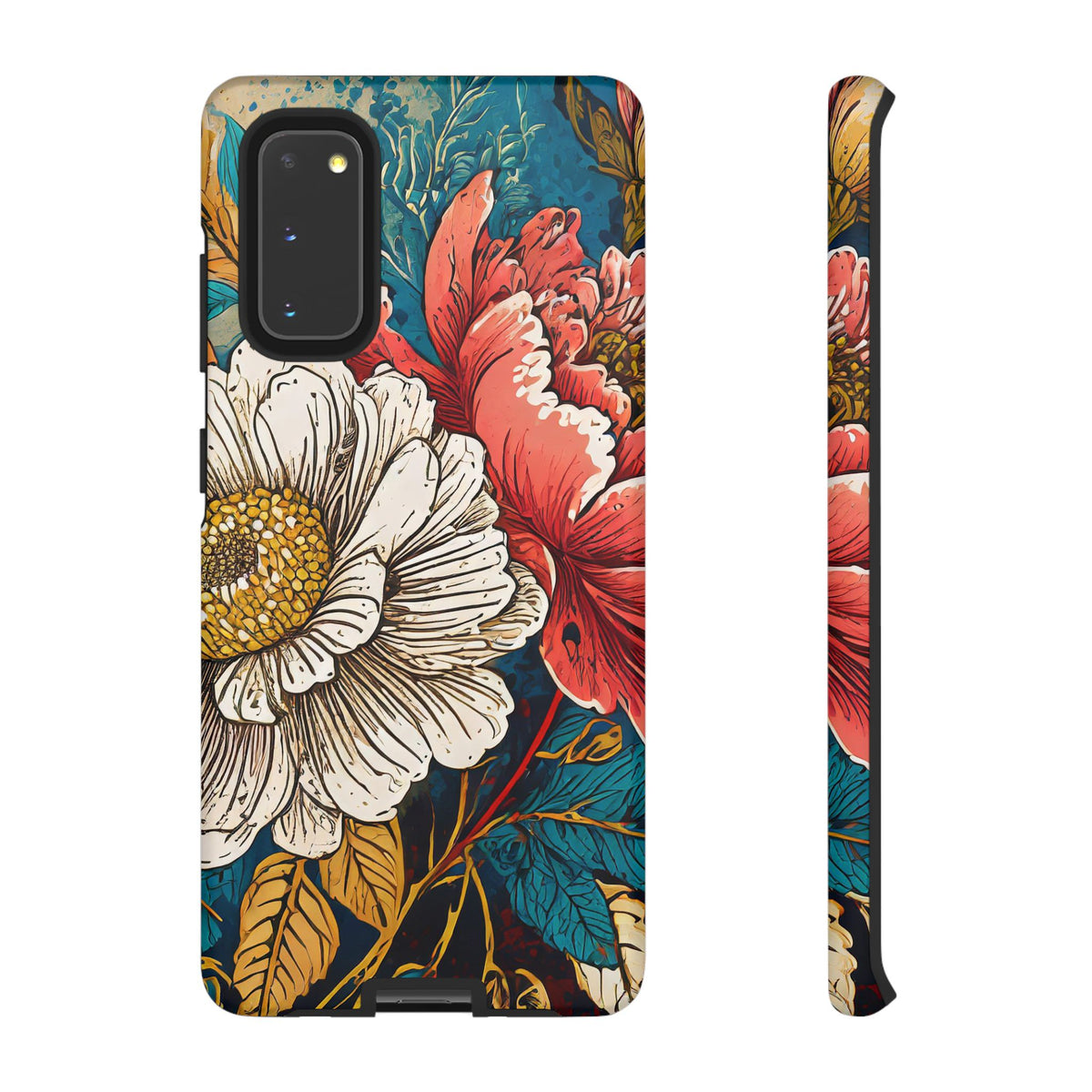 Artistic Floral Tough Phone Case - Studio 653