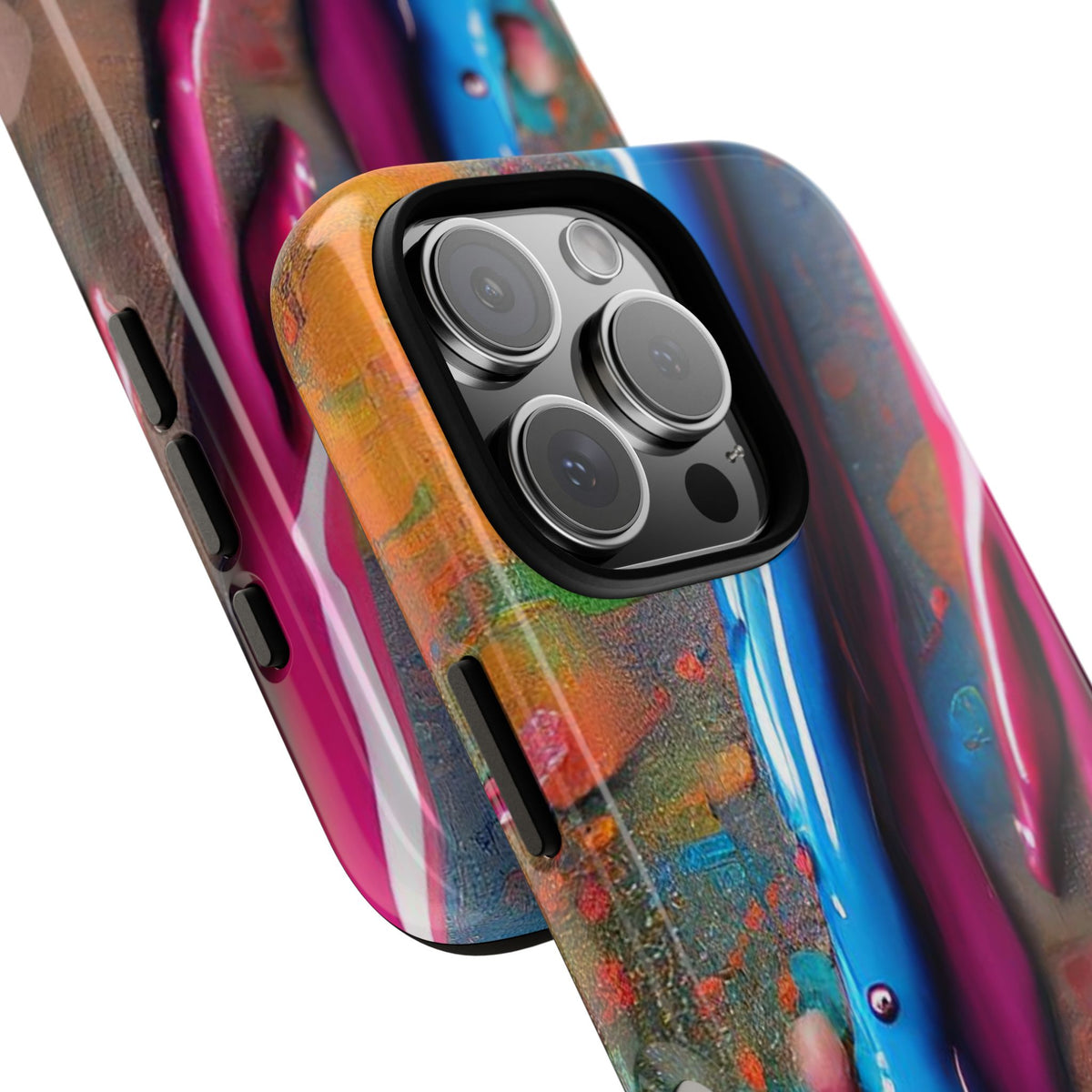 Colorful Artistic Paint Splatter Tough Phone Case - Studio 653