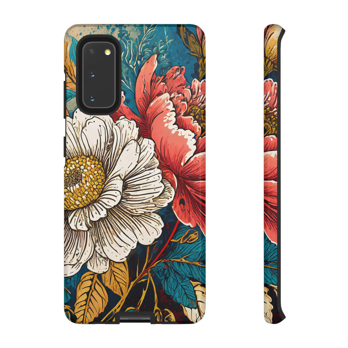 Artistic Floral Tough Phone Case - Studio 653
