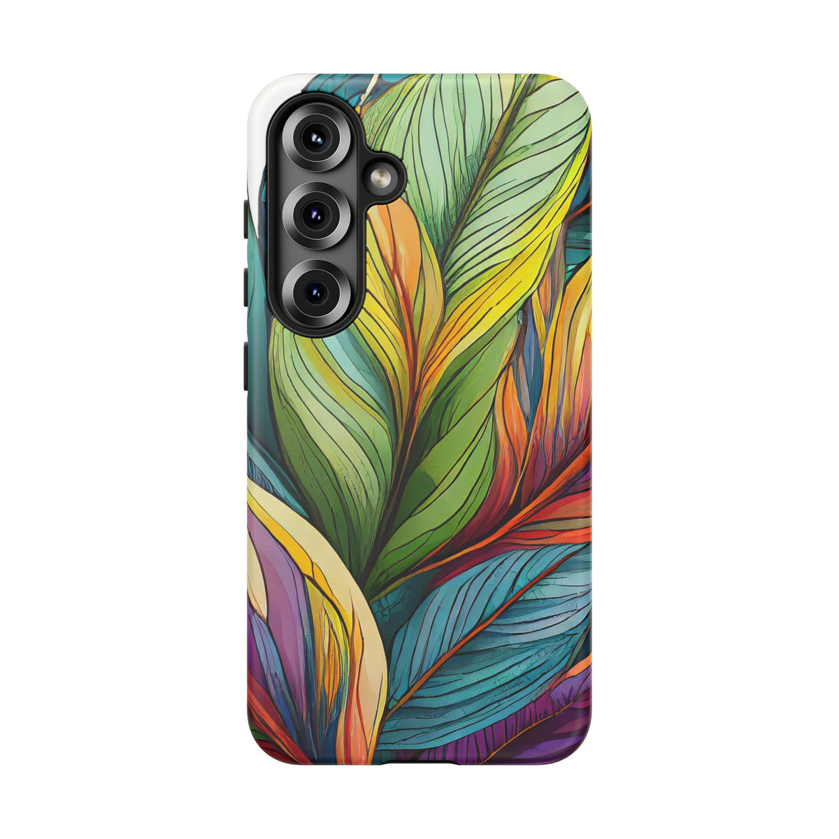 Vibrant Tropical Leaf Tough Phone Case - Studio 653