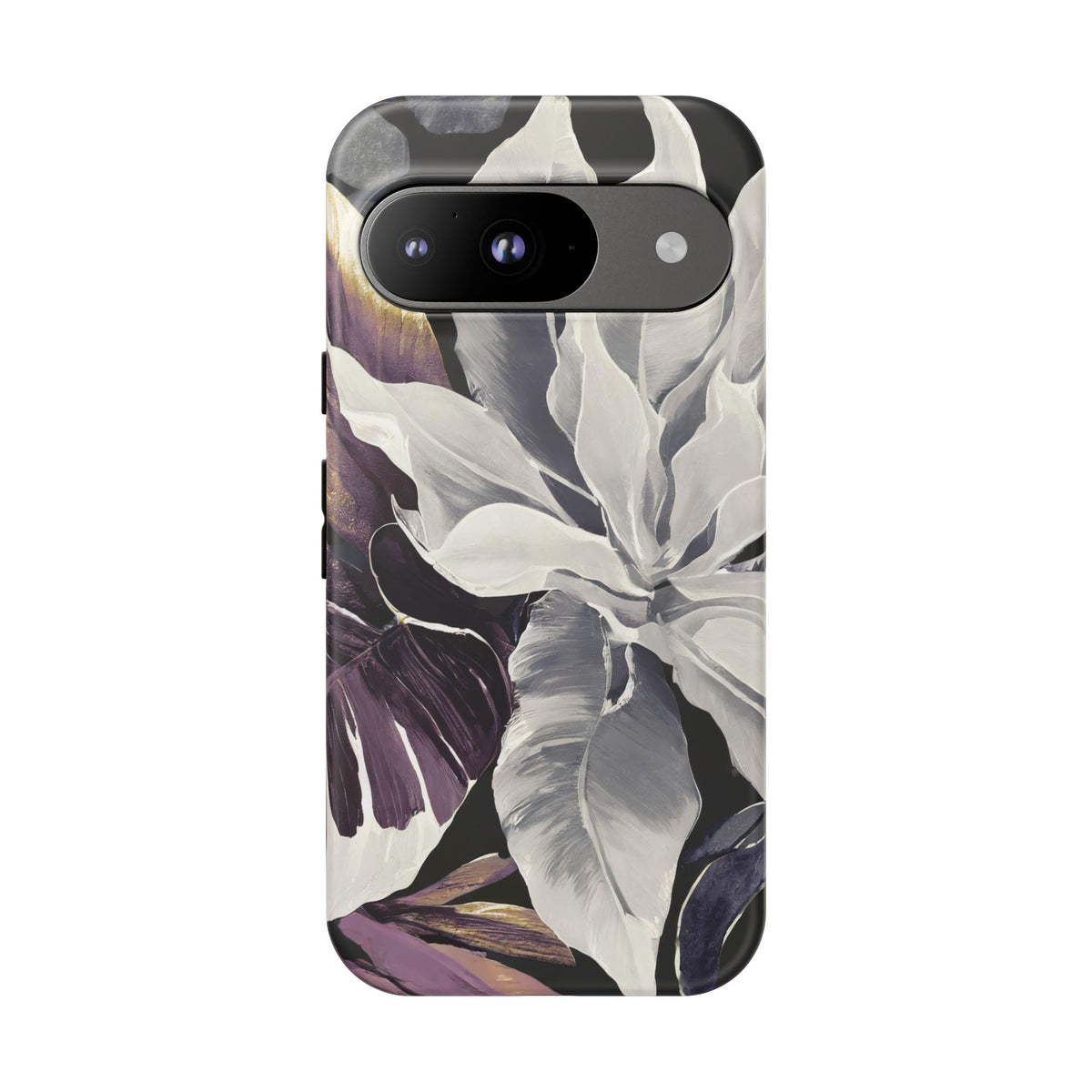 White & Plum Floral Tough Phone Case - Studio 653