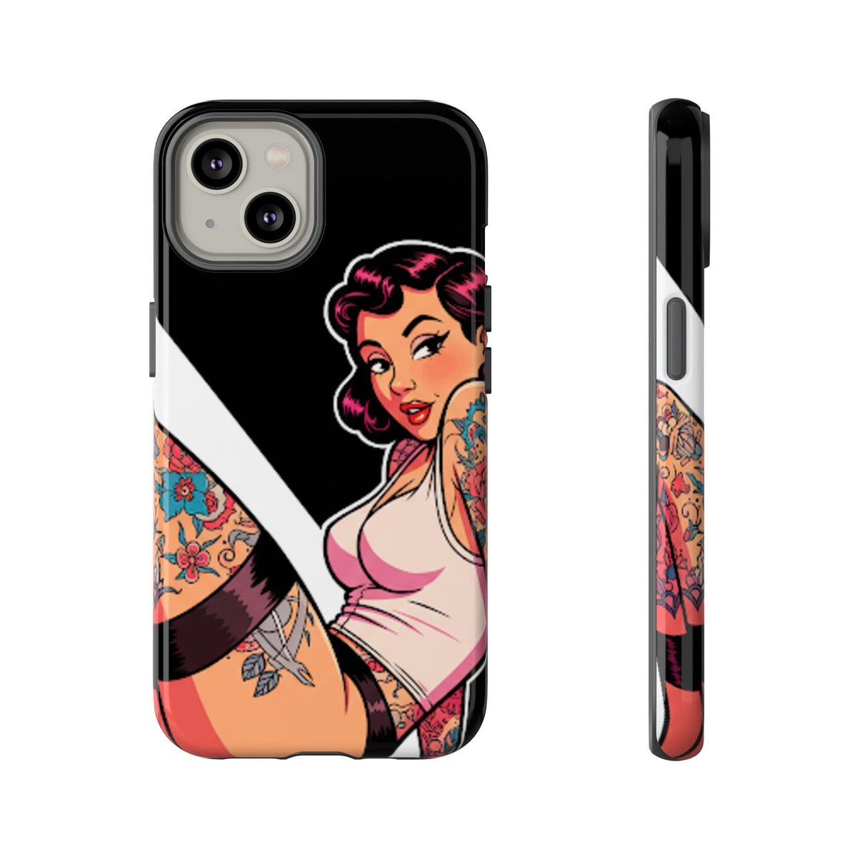 Vintage Tattoo Beauty Tough Phone Case