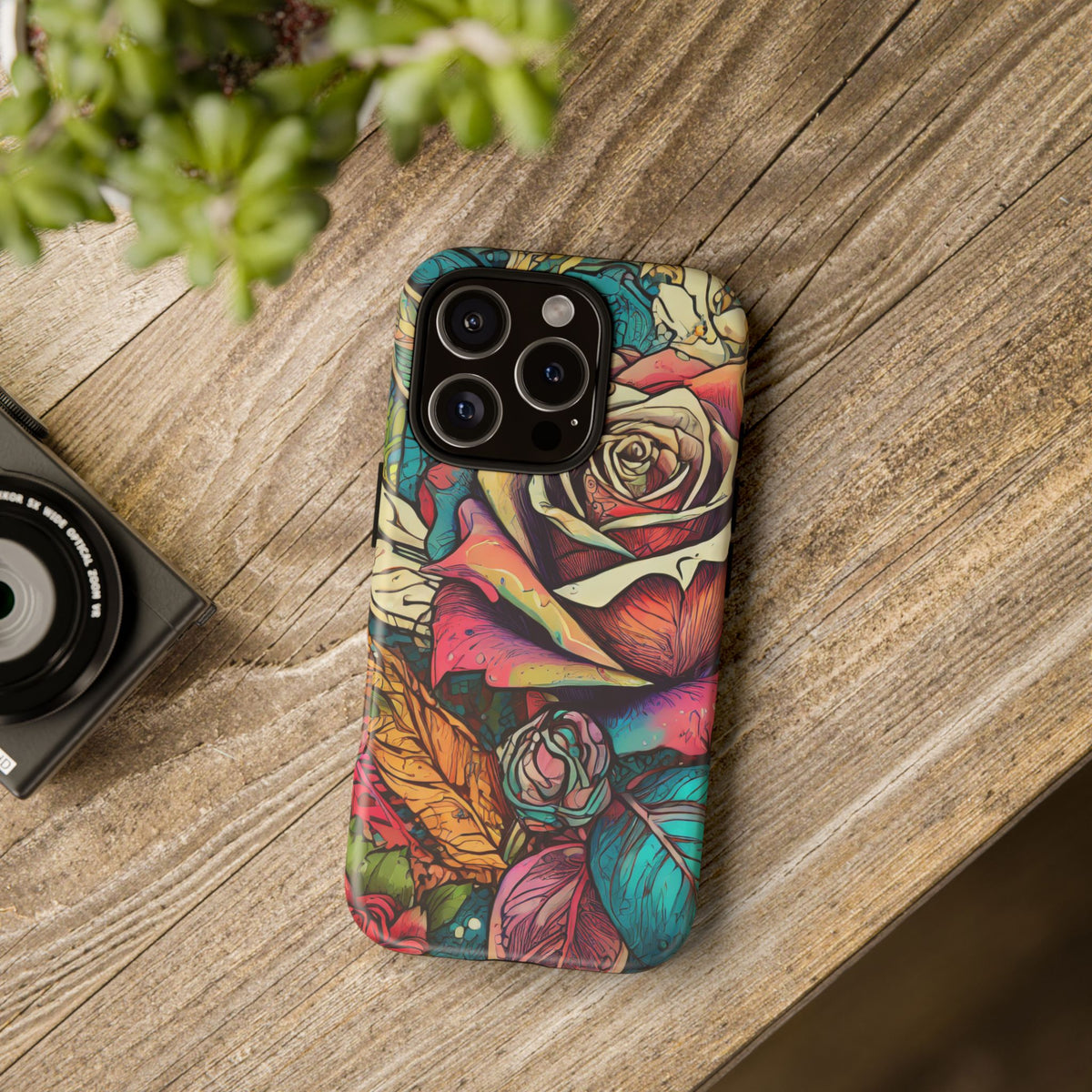 Colorful Roses Tough Phone Case - Studio 653