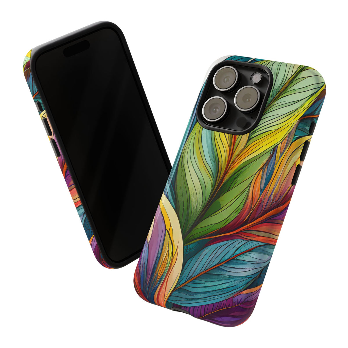 Vibrant Tropical Leaf Tough Phone Case - Studio 653