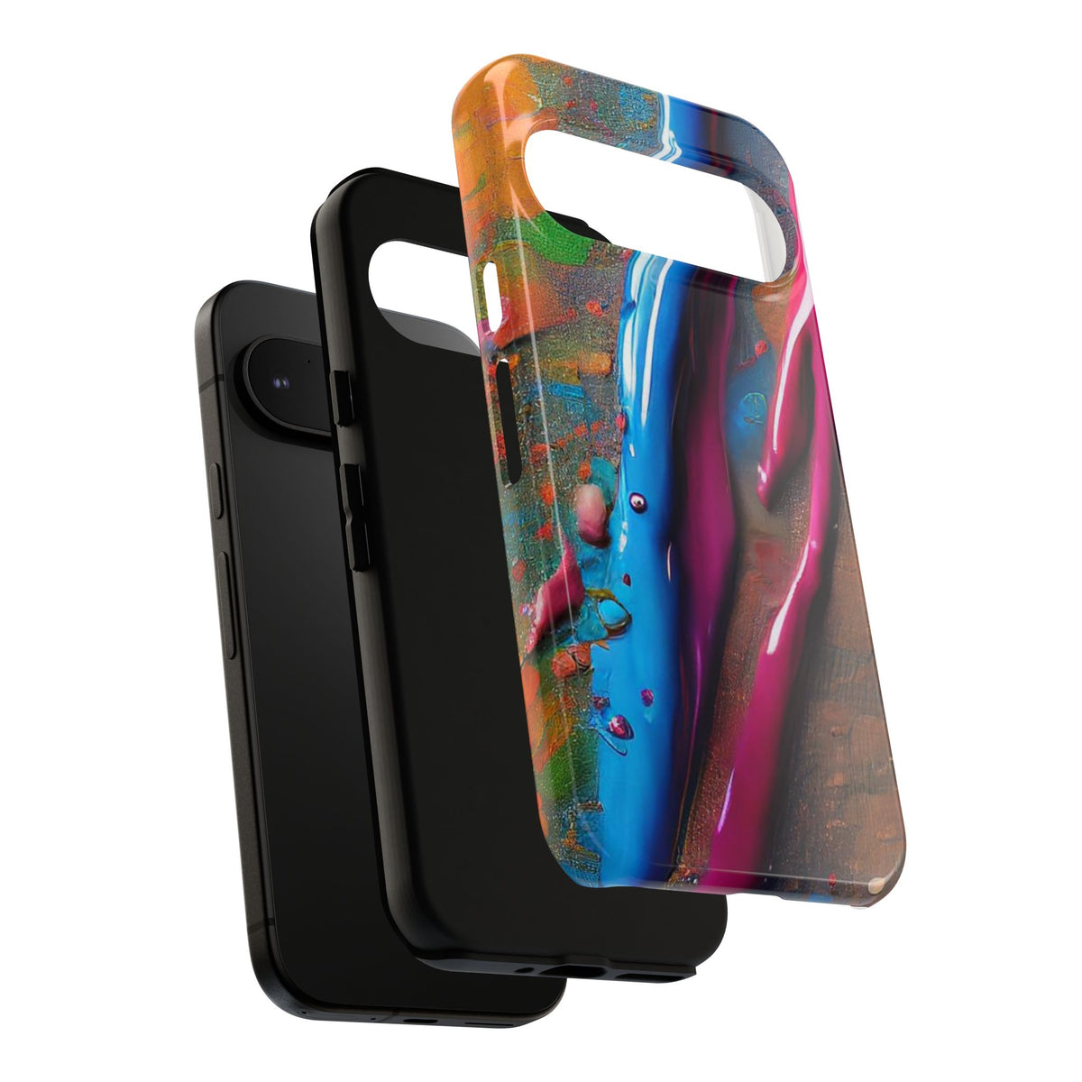 Colorful Artistic Paint Splatter Tough Phone Case - Studio 653