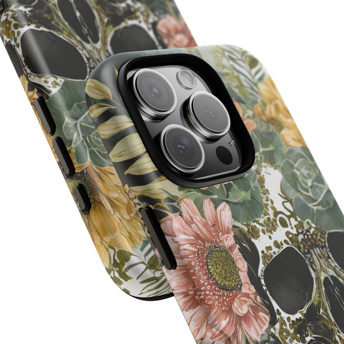 Floral Skull Tough Phone Case - Studio 653