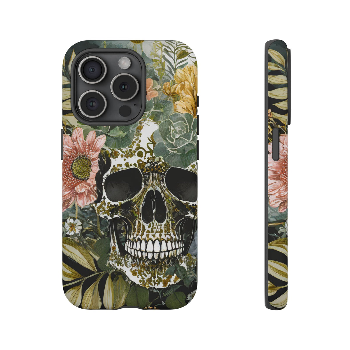 Floral Skull Tough Phone Case - Studio 653