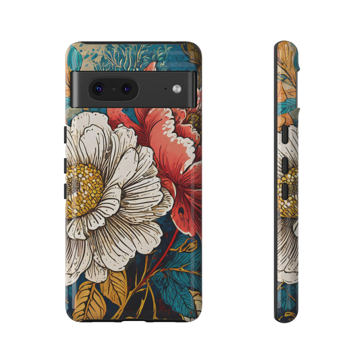 Artistic Floral Tough Phone Case - Studio 653