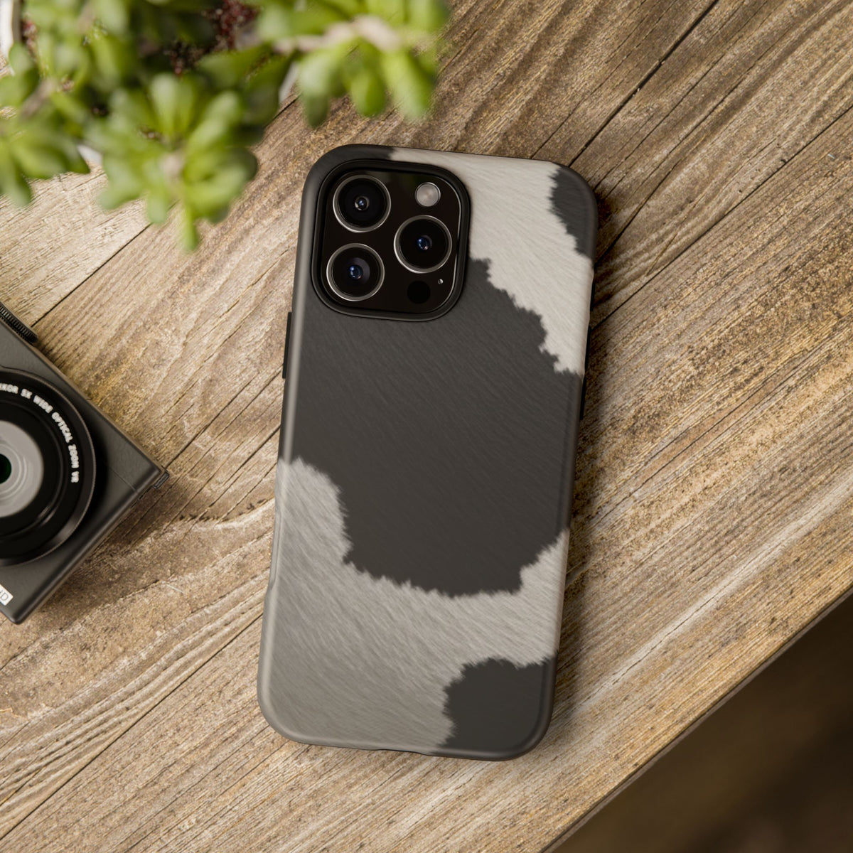 Stylish Cow Print Tough Phone Case - Studio 653