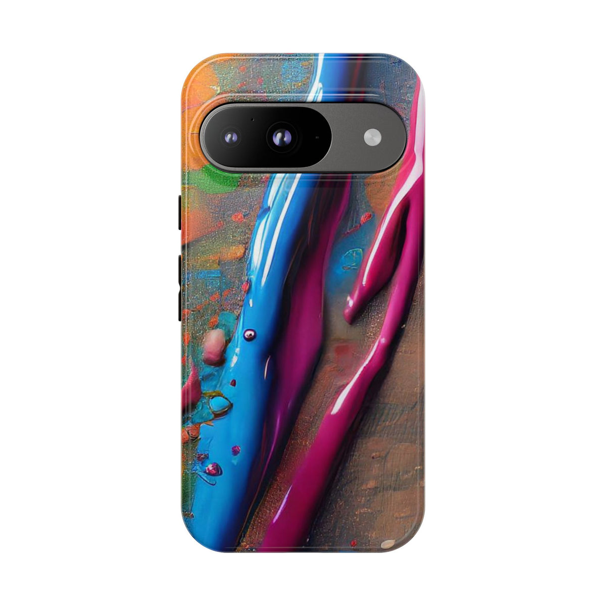 Colorful Artistic Paint Splatter Tough Phone Case - Studio 653