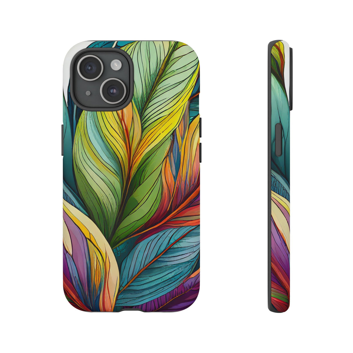 Vibrant Tropical Leaf Tough Phone Case - Studio 653