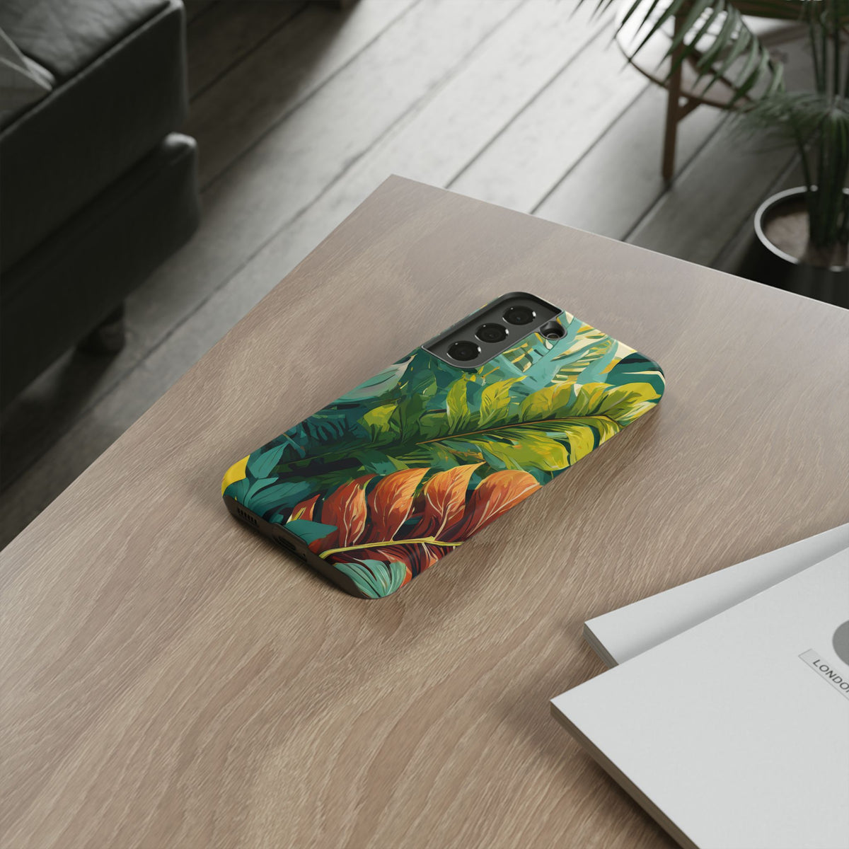 Tropical Leaf Tough Phone Case - Studio 653