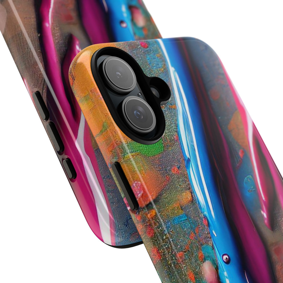 Colorful Artistic Paint Splatter Tough Phone Case - Studio 653