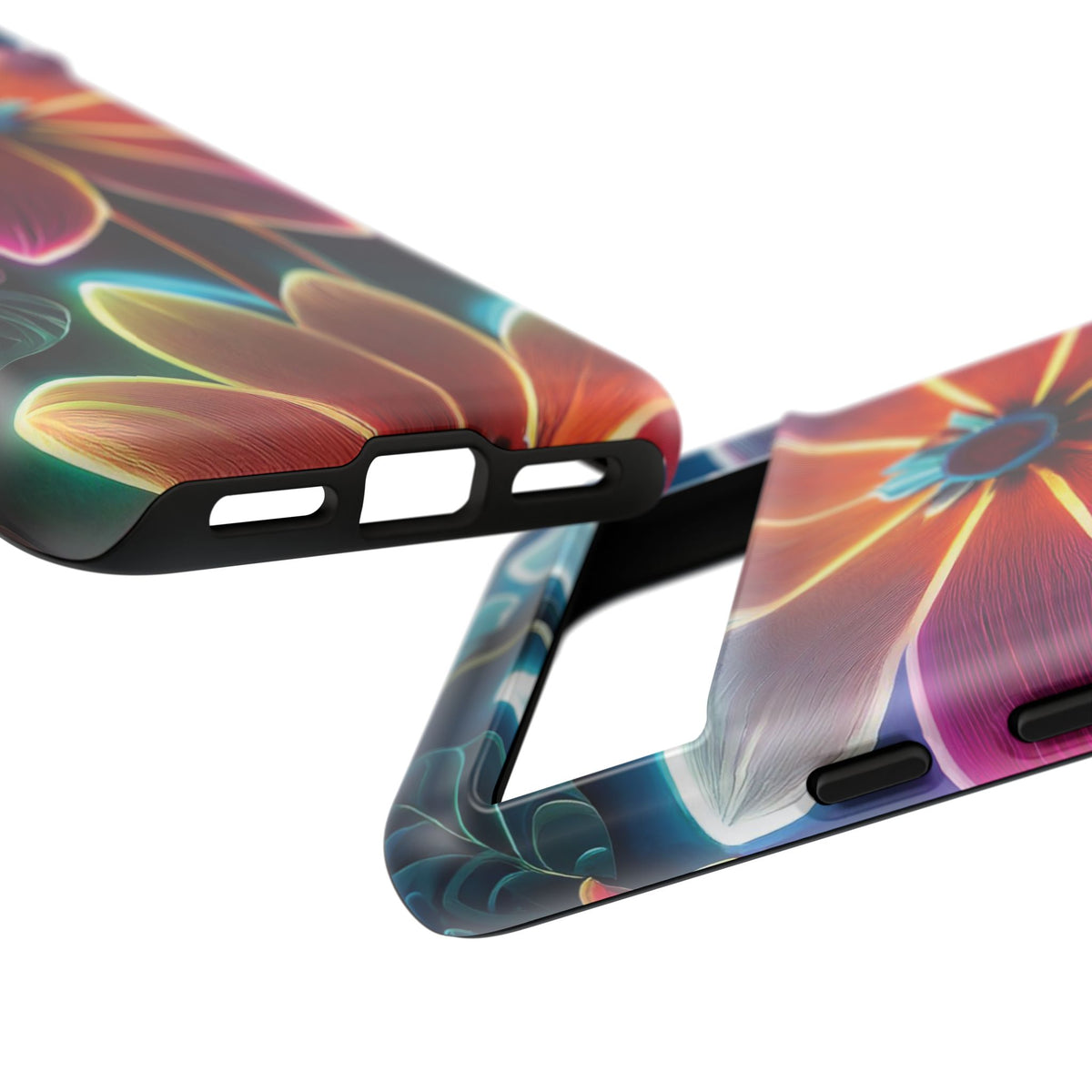 Vibrant Neon Flowers Tough Phone Case - Studio 653
