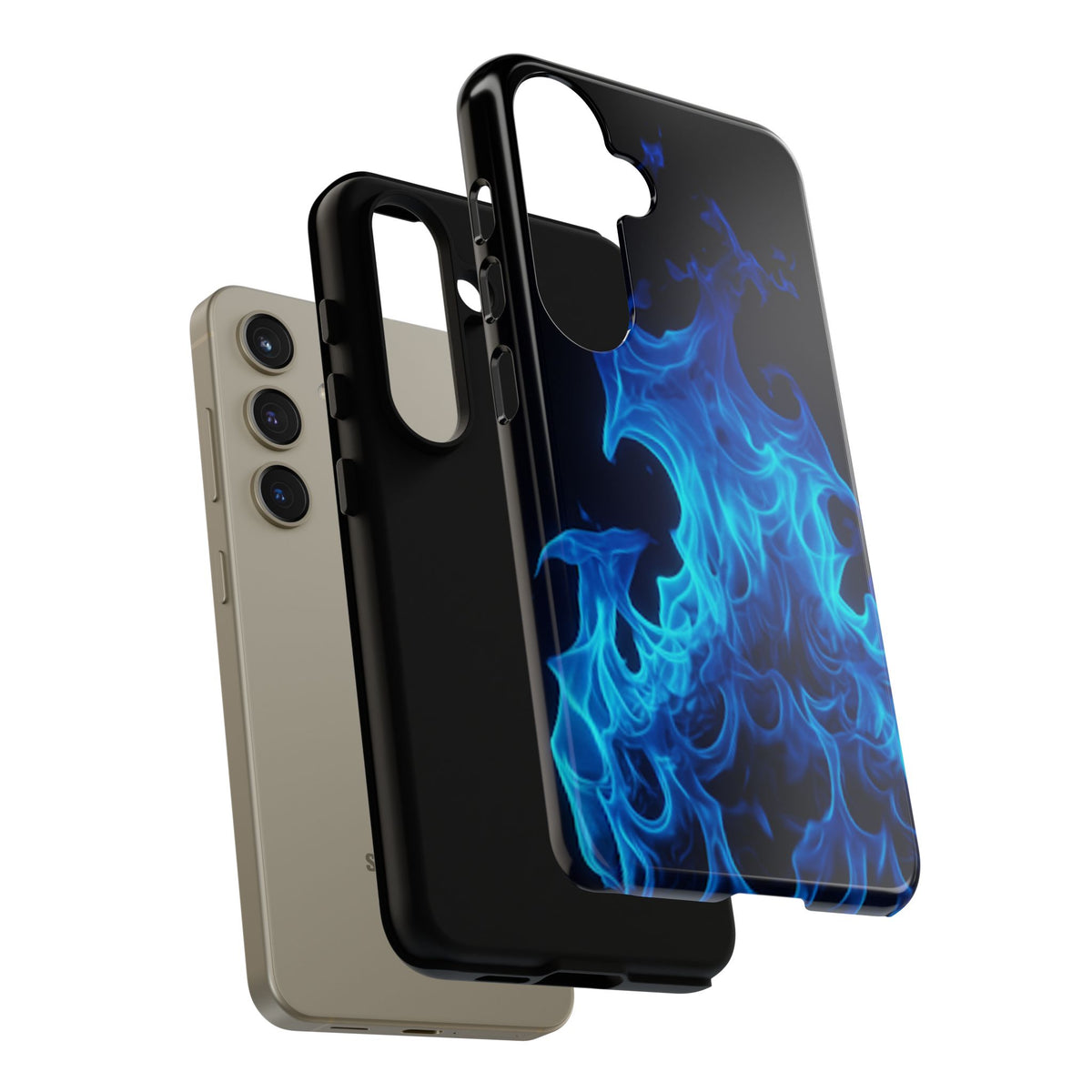 Blue Flames Tough  Phone Case - Studio 653