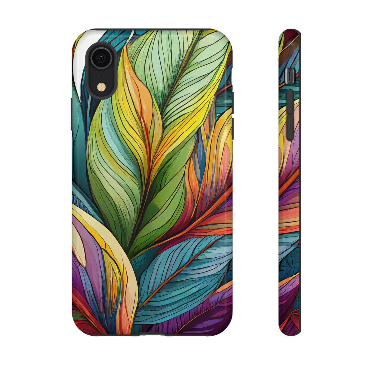 Vibrant Tropical Leaf Tough Phone Case - Studio 653