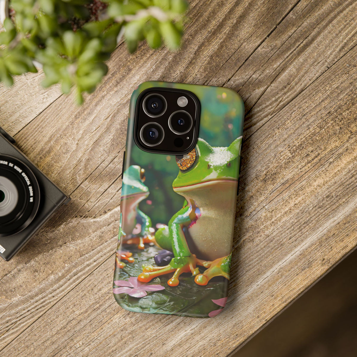 Someone Watching Colorful Frog Tough Phone Case - Studio 653