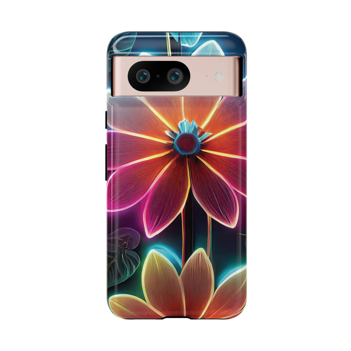 Vibrant Neon Flowers Tough Phone Case - Studio 653